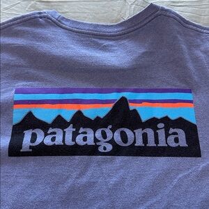 Patagonia logo t-shirt L